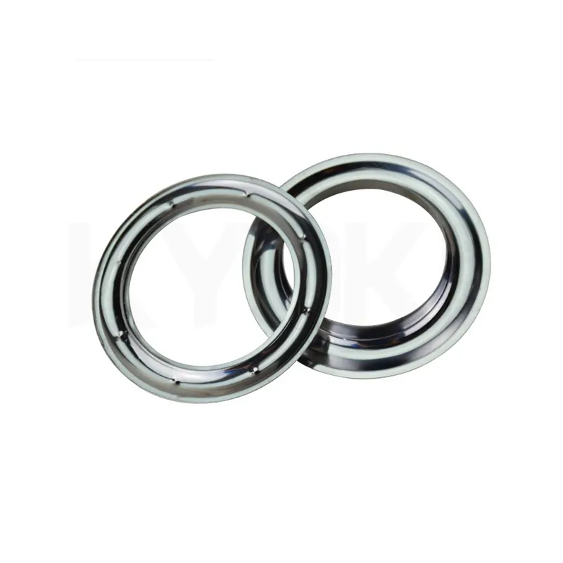KYOK accessori per anelli per tende in acciaio inossidabile Occhiello per tende in metallo Anelli in metallo per tende Occhielli a nastro 60 mm gommino