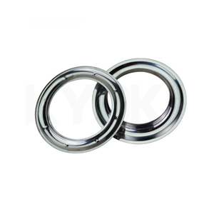 Accessoires pour rideaux KYOK, anneaux <span class=keywords><strong>de</strong></span> rideaux <span class=keywords><strong>en</strong></span> acier inoxydable, œillets métalliques pour rideaux, anneaux métalliques pour rideaux, œillets pour ruban, œillets <span class=keywords><strong>de</strong></span> 60 mm - Product Image 1