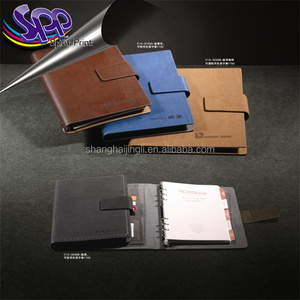 2016 de lujo de la pu leathera4 a5 a6 cuaderno con banda elastica/belleza <span class=keywords><strong>francia</strong></span> estilo notebook - Product Image 2