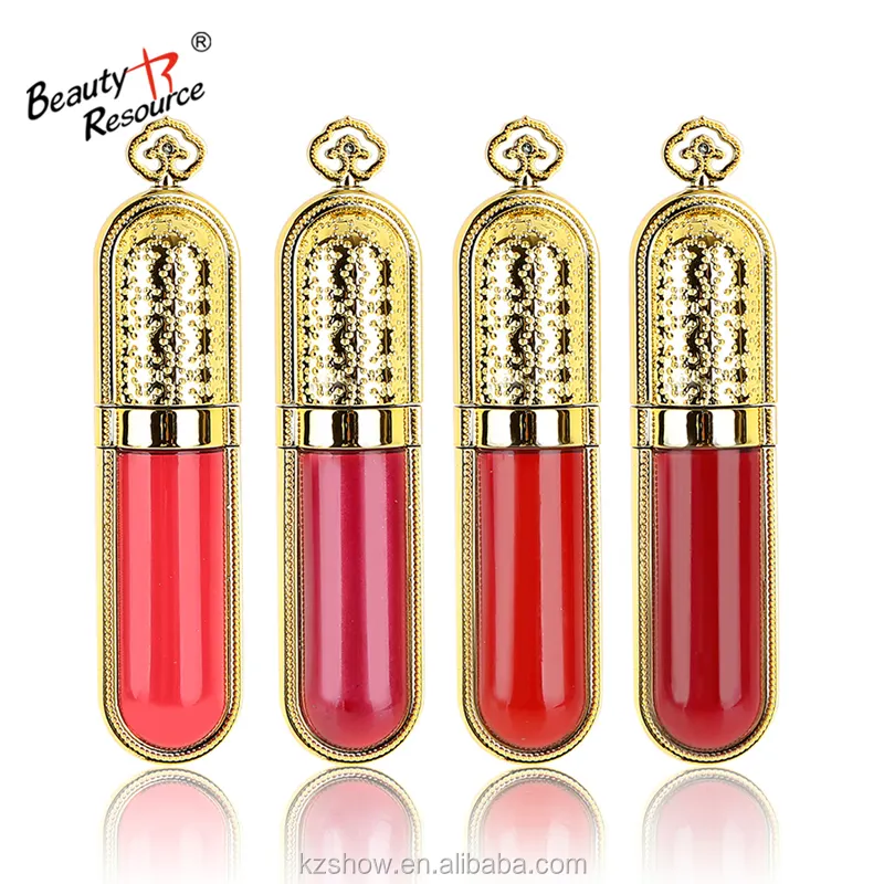 Private Label Lip Stain Long Lasting Lips Tint Gold Crown Lip Gloss