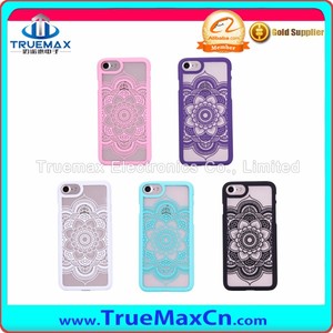 Fábrica al por mayor para el iphone 7 Caja Del Teléfono En Relieve Hollow <span class=keywords><strong>Stramonium</strong></span> PC, para el iphone 7 Caso - Product Image 1