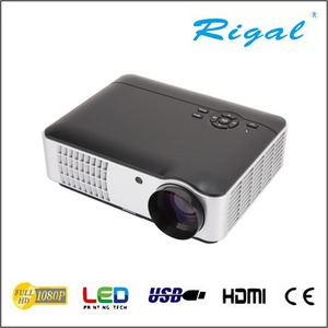Barato DVB-T tv Multimedia Home Cinema Teatro full HD 3d LED proyector, Proyector de vídeo - Product Image 2