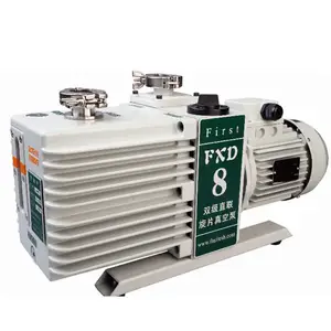 dual stage two stage rotary vacuum pump for absorption chiller and laboratory and refrigerant/ vacuum distillation