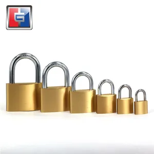 Verrou fin en laiton, petit type robuste, meilleur sécurité pour voyage, vente en <span class=keywords><strong>gros</strong></span> d'usine, pièces - Product Image 1