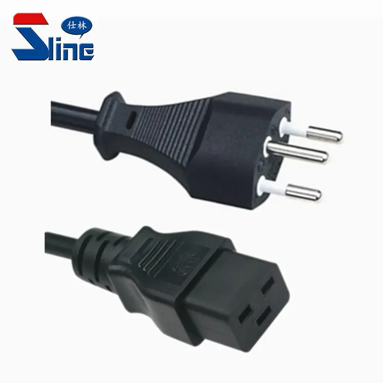 스위스 T12 power cord plug to 모터 '320 C19 암 와 스위스 주 전원 cable SEV 승인 10A 250 V
