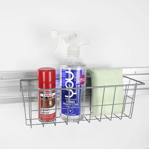 Practical Metal Mesh Steel <strong>Basket</strong> for Wall Storage Small Slot <strong>Wire</strong> <strong>Baskets</strong> 11kg Capacity 310x95x105mm - Product Image 3