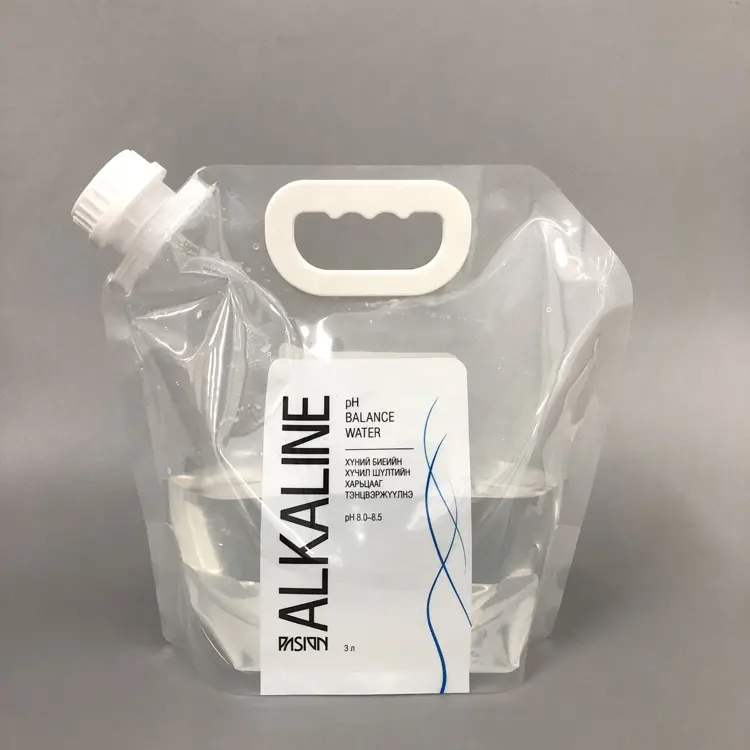 Bouteilles d'eau alcaline 3l en plastique, ml, vente en gros, avec logo personnalisé