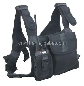 LCBN13通用尼龙胸包便携式黑胸携带包为HYT海能达无线电TC-508 TC-610 TC-620摩托罗拉GP340