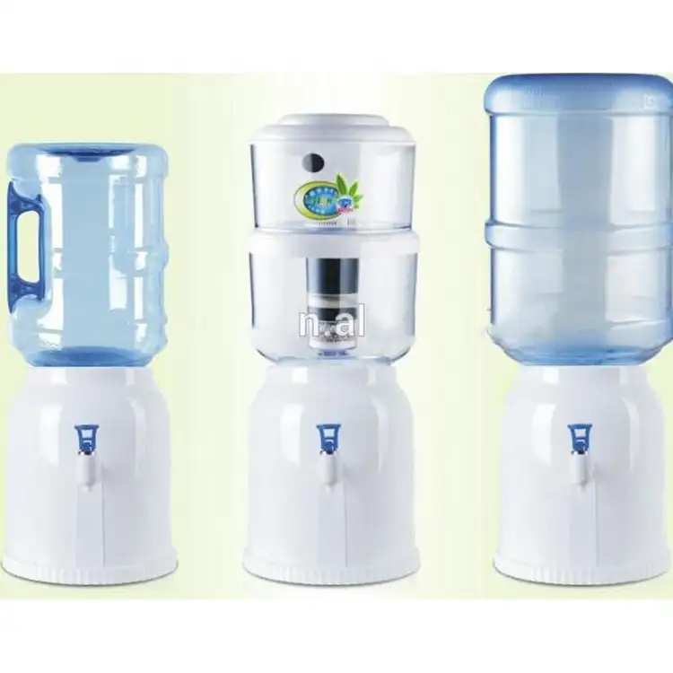 Mini dispensador de agua con botella de filtro, no eléctrico, barato, gran oferta