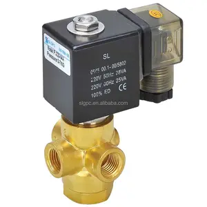 Brass Chi Phí Thấp Cổ Phiếu Thủy Lợi 24V VX3121-08 3 Way Solenoid Valve VX31 VX32 VX33 Van