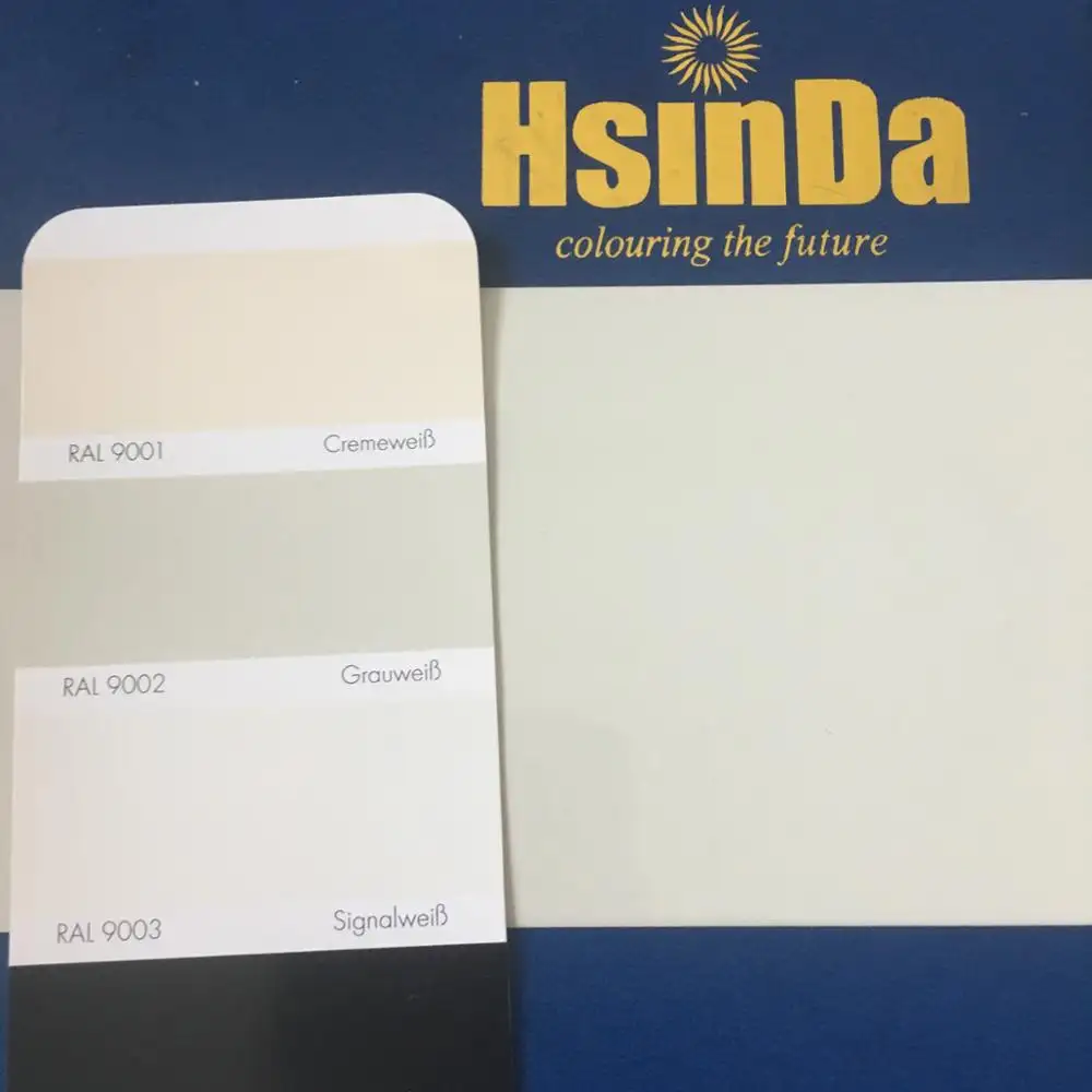 Krasbestendigheid Ral 9002 Wit Epoxy Poedercoating