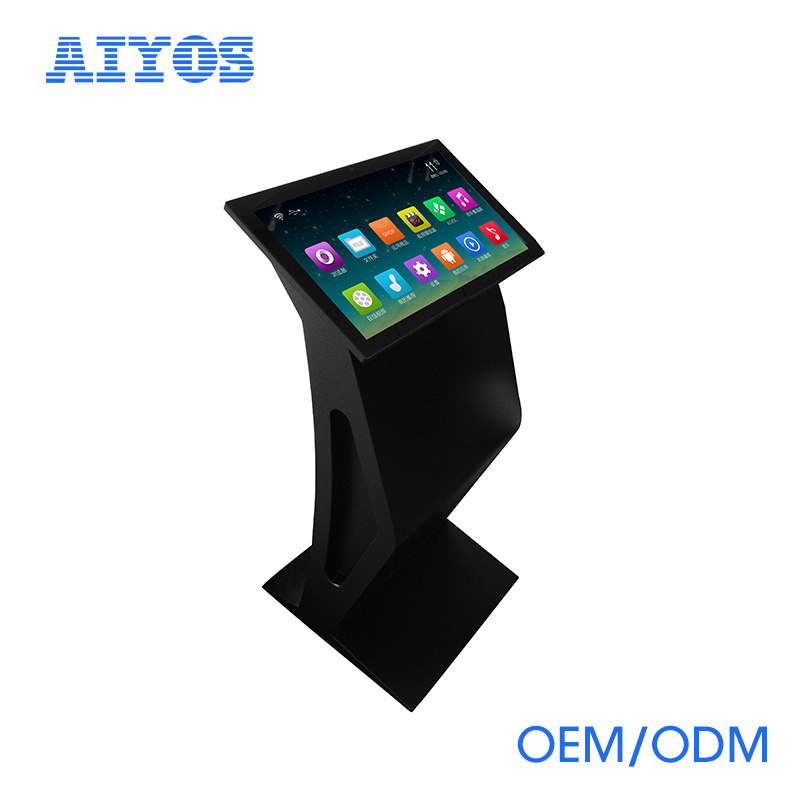 21.5 "32" 43 "55" 65 "K стиль напольная стойка ЖК digital signage киоск