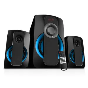 High Quality Wired Powered 2.1CH Professional Audio Home Speaker With USB BT