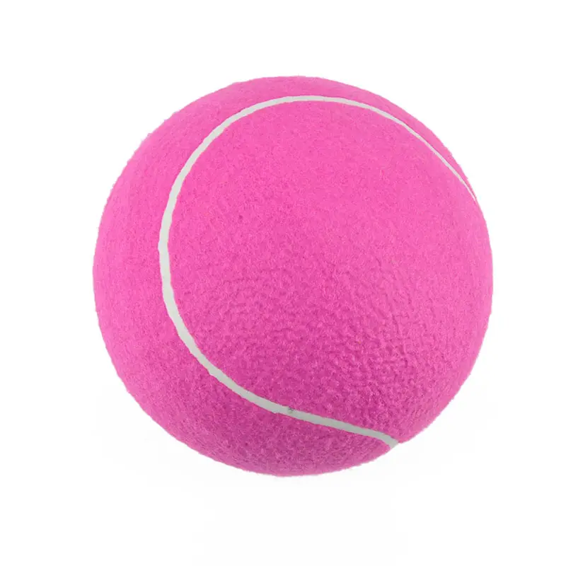Pelota de juguete para mascotas personalizada de 9,5 pulgadas, pelota de tenis inflable de gran tamaño