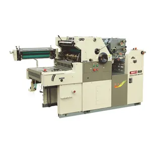 Two colors offset printing machine with numbering