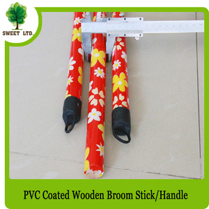 Set alat pembersih ramah lingkungan, gagang sapu Diameter 22mm & tongkat pel kayu sekali pakai PVC & plastik fitur penggunaan di rumah - Product Image 3