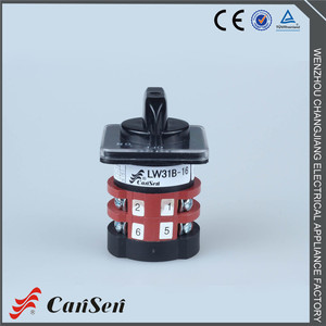 कैनसेन LW31B-16 16A 16amp ऑफ-ऑन 4 पोल 2 पी 4 पी रोटरी कैमरा स्विच नियंत्रण स्विचगियर मोटर ब्रेटर प्रकार स्विच