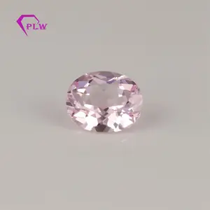 india price light pink color synthetic morganite loose gemstones for ring making