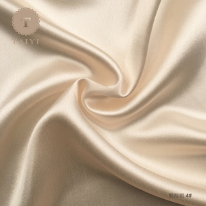 Cheap spandex satin fabric 100%thick satin for wedding