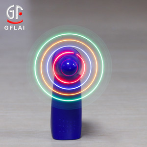 Nuevos productos, recuerdos de boda, invitados, luz LED, mensaje programable, ventilador de mano, texto publicitario, práctico Mini ventilador con LED - Product Image 3
