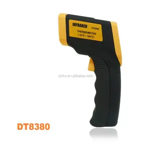 高品质专业工业红外温度计 DT8380 具有背光和保持功能 (-50-380C)