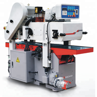 Raboteuse à bois automatique à grande vitesse de haute qualité VH-MB2045D, coupe-spirale robuste, raboteuse double face, travail du bois, moteur 7,5 kW