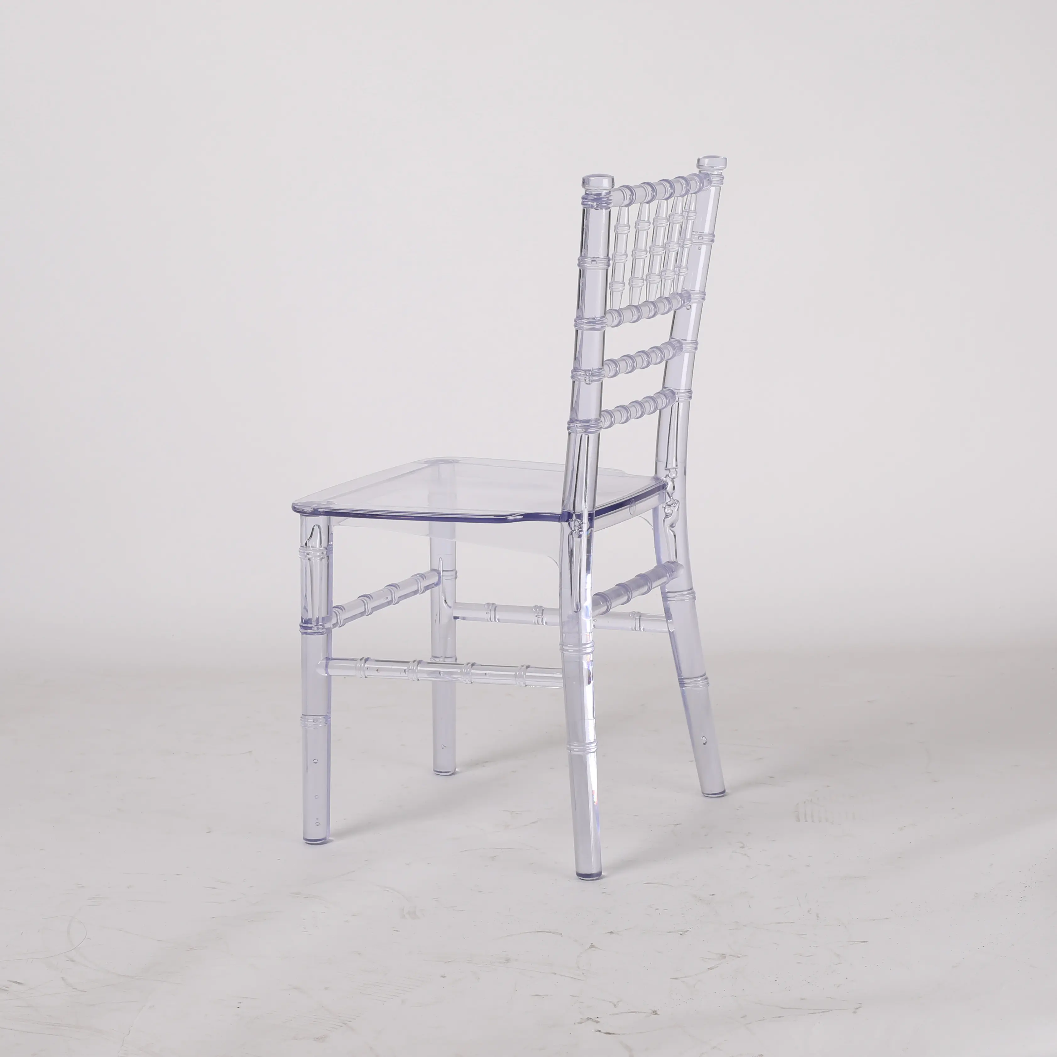 Silla Chiavari de plástico usada para niños, venta al por mayor, para bodas