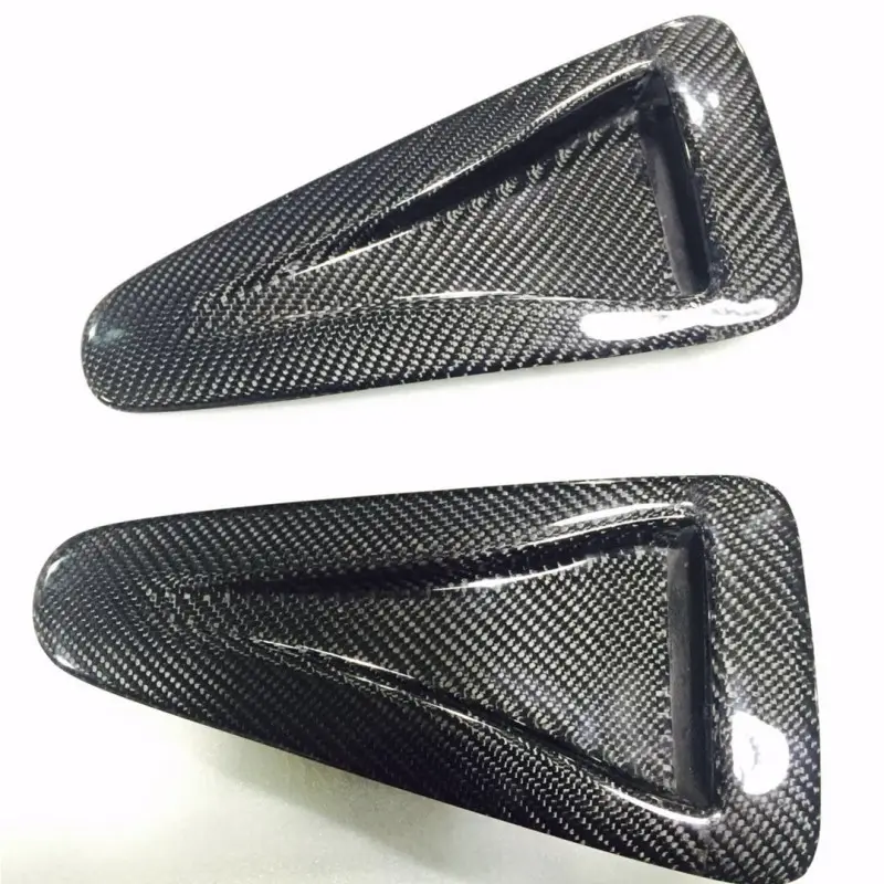 Hood Air Vent Scoop (pair) For Skyline R35 GTR OEM Style Carbon Fiber