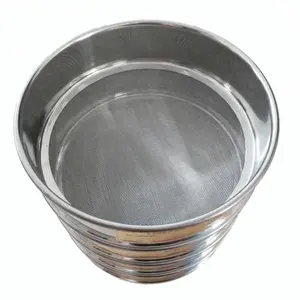 100 Micron 150 Micron 200 Micron Standard Laboratory Test Sieve Woven Wire Mesh Filter Sieve