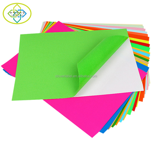Papel Adhesivo Fluorescente Colorido A4 para Escribir - Product Image 2