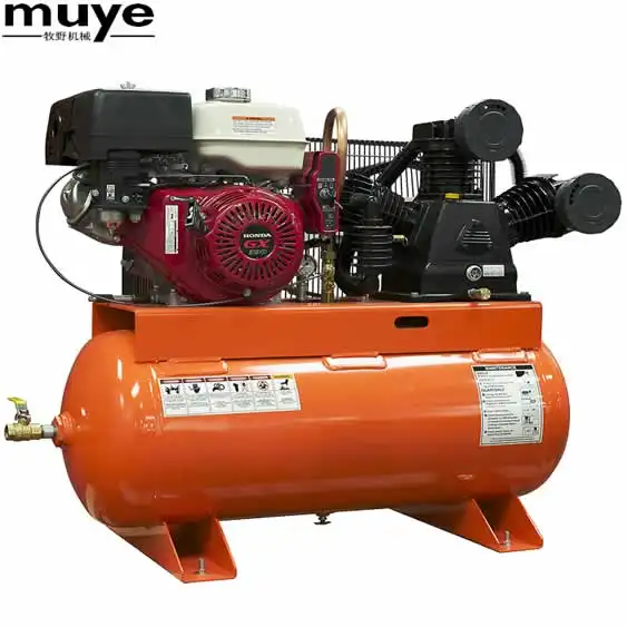 Kompresor Udara Bensin Tipe GS13-4240 dengan 100L Tangki Mesin Bensin Bensin Air Compressor Harga Yang Baik