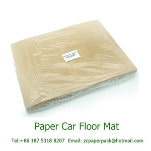 <strong>Car</strong> / Automobile Disposable <strong>Paper</strong> Floor <strong>Mats</strong> Coated with PE - Product Image 6