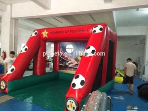 大人/子供屋外インフレータブルサッカーペナルティシュートアウトサッカーゲーム販売