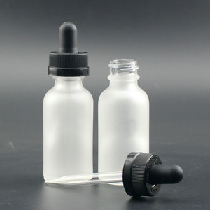 30ml 60ml 120ml <span class=keywords><strong>Flint</strong></span> rõ ràng Boston Vòng chai thủy tinh nhỏ giọt/1oz đen đánh dấu ống nhỏ giọt cho tinh dầu/Thủy tinh Boston chai - Product Image 2