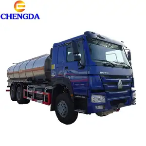 SINOTRUK HOWO מותג כל חדש 18cbm 18000 ליטר שמן/דלק מכלית משאית מחיר