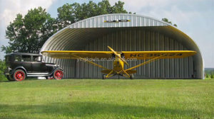 Tragbare Maschine Clear Span Stahl konstruktion Flugzeug hangar