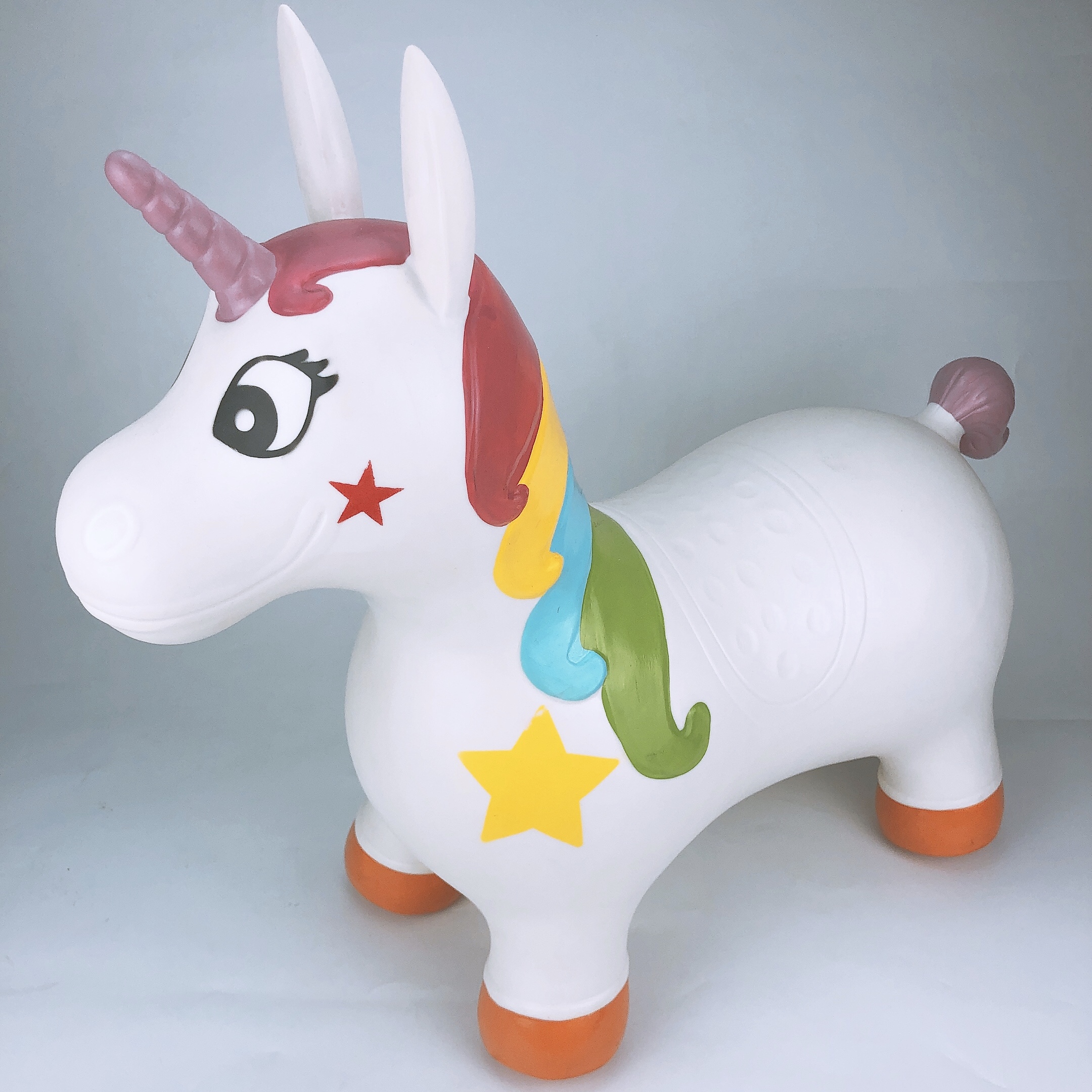 Оптовая продажа, высококачественные прыгающие надувные игрушки в виде единорога для детей