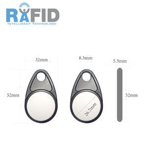 <strong>Custom</strong> Access Control ABS Plastic Waterproof Passive 125khz Rfid TK4100 <strong>Keyfob</strong> With Printing logo - Product Image 4