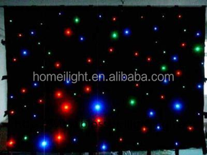 LED noel yıldız perde ışık RGBW led yıldızlı gökyüzü ışık sahne arka plan perde parti düğün Backdrop - Product Image 5