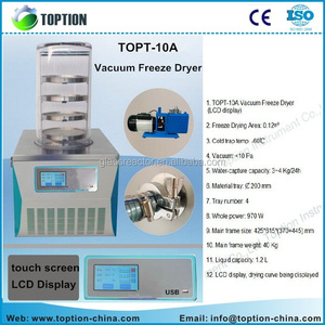Laboratorio e per la casa Lavorazione di <span class=keywords><strong>Frutta</strong></span> e Verdura lyophilizer mini vuoto liofilizzatore prezzo - Product Image 1