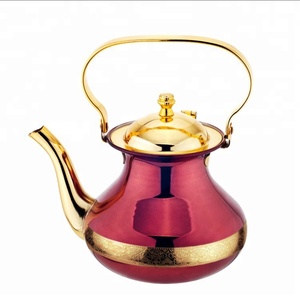 Hot Selling Stainless Steel <strong>Arabic</strong> <strong>Tea</strong> Water Kettle Decorative Turkish Teapot <strong>Set</strong> 2.0L - Product Image 2