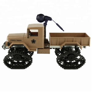 Pneumatici da neve 1/16 4WD 4 ruote motrici fuoristrada WIFI FPV RC camion giocattolo <span class=keywords><strong>militare</strong></span> modello di auto telecomandata auto da arrampicata con telecamera RTR - Product Image 5