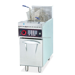 Freidora eléctrica de acero inoxidable con temporizador, Doble Depósito, 4 cestas, 6 <span class=keywords><strong>CANALES</strong></span> - Product Image 2