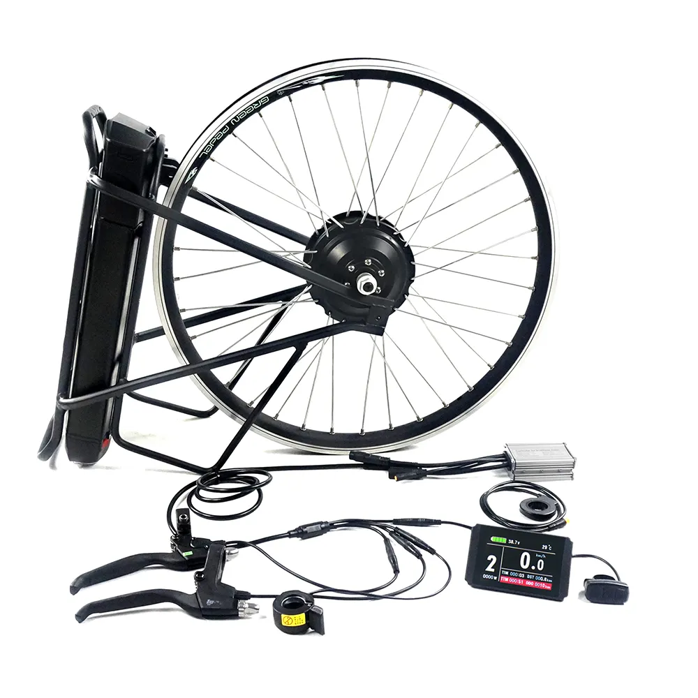 Greenpedel 250W motore del mozzo della ruota 20 inch ruota posteriore bicicletta elettrica kit motore con batteria cremagliera