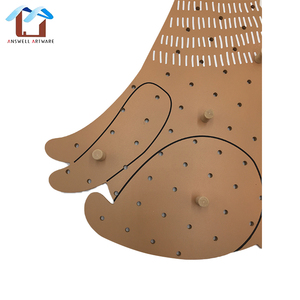 nouveau cadeau enfants <span class=keywords><strong>en</strong></span> <span class=keywords><strong>bois</strong></span> matériel de décoration de mur de dessin animé ours suspendus enfants naturels <span class=keywords><strong>bois</strong></span> patère panneau - Product Image 3