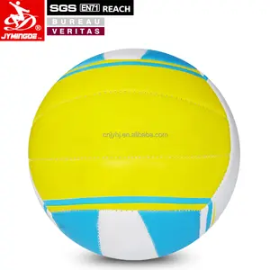 Yüksek kalite TPU/PVC/PU 18 panel boyutu 5 özel renkli voleybolu topu