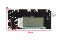 Module de chargeur de batterie Sunstar 18650 double USB 5V 1A/2.1A avec conformité RoHS et matériau FR-4