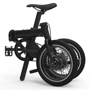 36V 250W Motor 25KM/H 20 Inch Lithium-powered Electric Foldable Bike With Pedal-assist Sensor (PAS) And LCD display