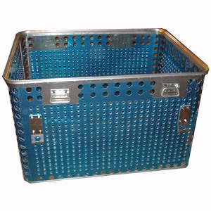 Bandeja <span class=keywords><strong>de</strong></span> Aluminio Perforada 2025 para Almacenamiento <span class=keywords><strong>de</strong></span> Mariscos, Proceso Blister, con Canasta y Caja <span class=keywords><strong>de</strong></span> Aluminio - Product Image 2