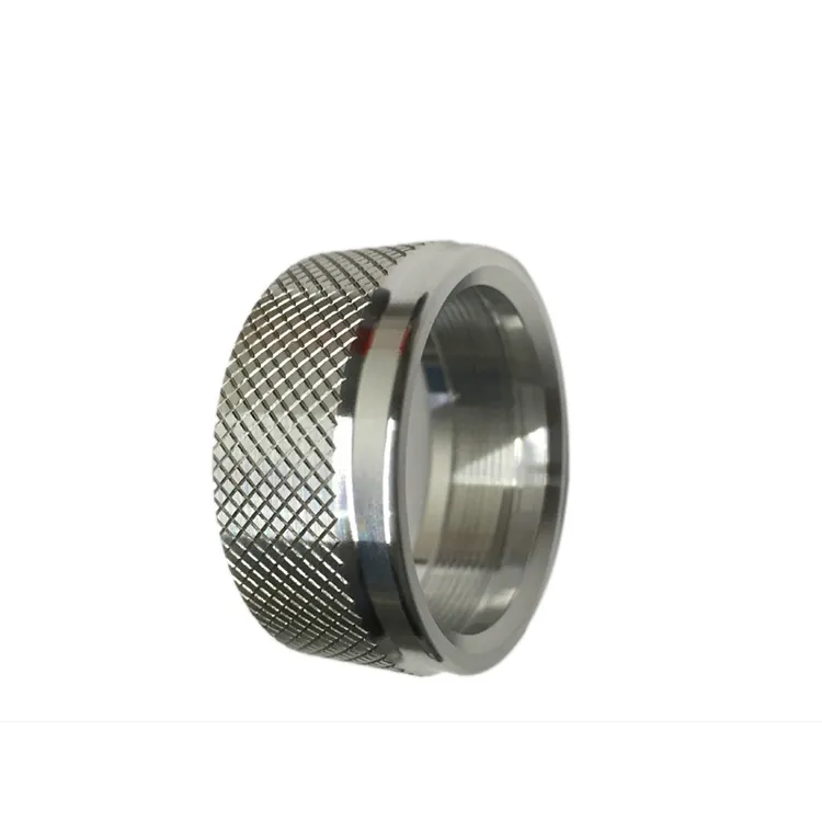 परिशुद्धता एल्यूमीनियम knurling मोड़ भागों स्टेनलेस स्टील पीतल धातु machined भागों सीएनसी सेवा